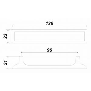 RS123MAB.4/96/Bg (Ручка мебельная RS123MAB.4/96/Bg)