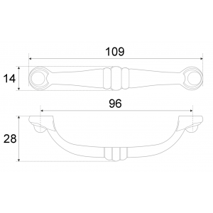 RS081CP.3/96 (Ручка мебельная RS081CP.3/96)