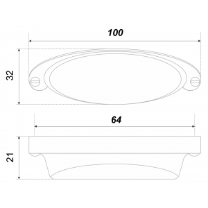 RS444AP.4/64 (Ручка мебельная RS444AP.4/64)(30)