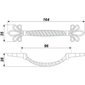 RS431CP/W.4/96 (Ручка мебельная) (20)