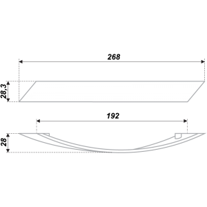 RS183CP.4/192 (Ручка мебельная) (10)