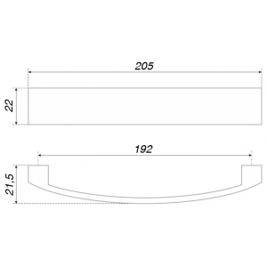 RS191BSN.4/192 (Ручка мебельная) (10)