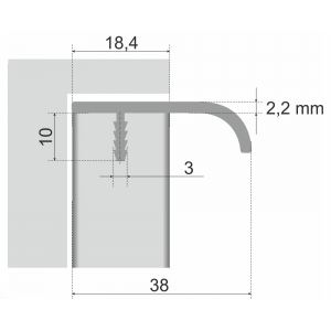 RT010SC.1/000/450 (Ручка мебельная торцевая RT010SC.1/000/450)