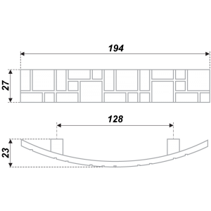 RS425BAB.5/128 (Ручка мебельная) (15)