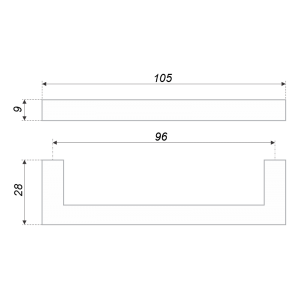 RS043CP. 4/96 (Ручка мебельная)