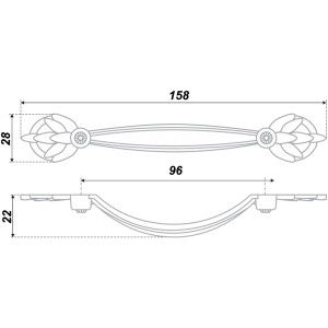 RS418BSN.4/96 (Ручка мебельная) (30)