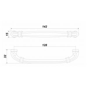 RS439CP.4/128 (Ручка мебельная RS439CP.4/128)