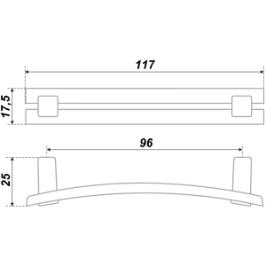 RS408EAB.4/96 (Ручка мебельная) (25)