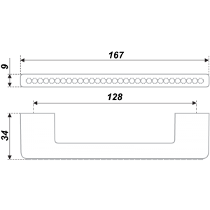 RS429CP/CrT.4/128 (Ручка мебельная) (25)