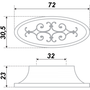 RS412EAB.4/32 (Ручка мебельная) (35)