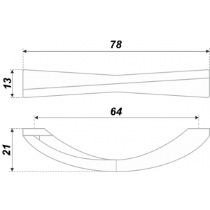 RS276CP/BSN.4/64 (Ручка мебельная) (25)