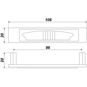 RS404BAZ.4/96 (Ручка мебельная) (25)